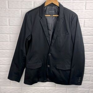 STRUCTURE BLAZER CASUAL TWO BUTTON COTTON SPANDEX LINED MENS SIZE SMALL